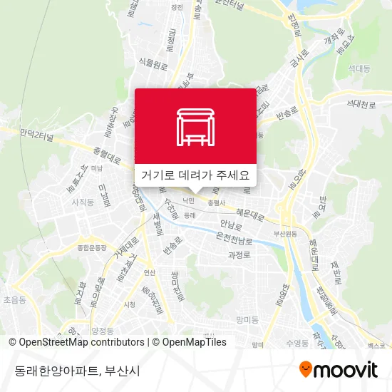 동래한양아파트 지도