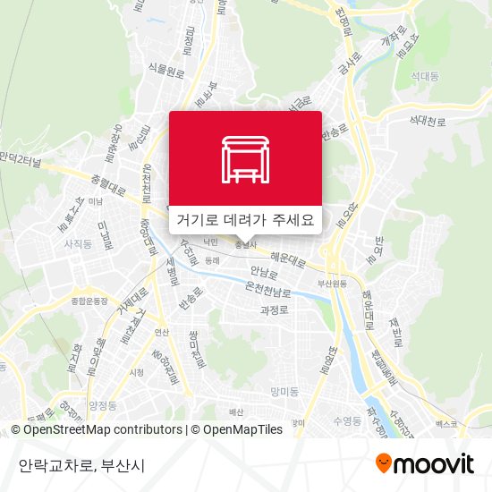 안락교차로 지도