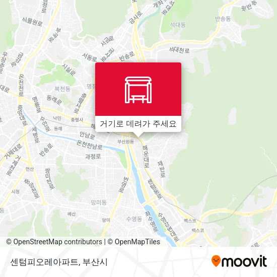 센텀피오레아파트 지도