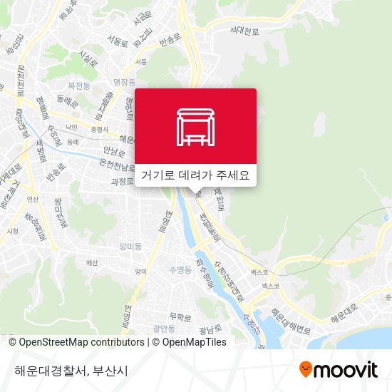 해운대경찰서 지도