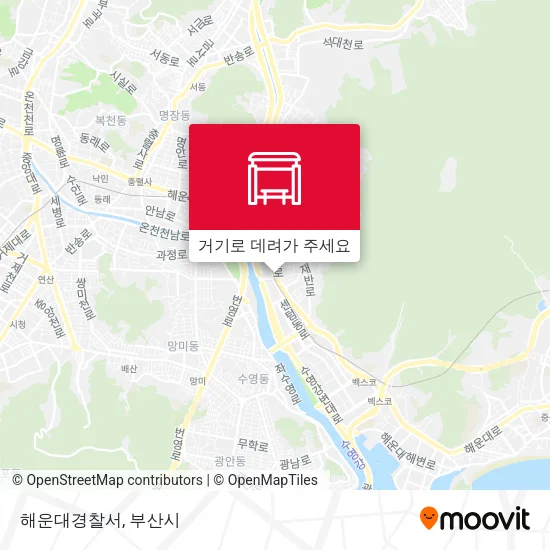 해운대경찰서 지도