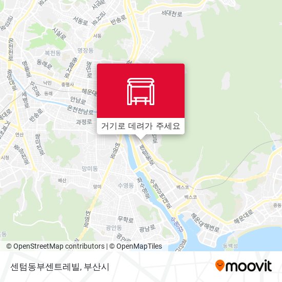 센텀동부센트레빌 지도