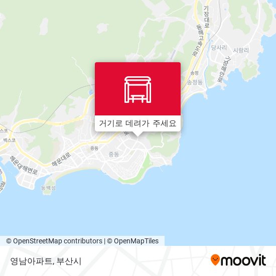 영남아파트 지도