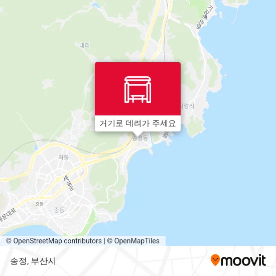 송정 지도