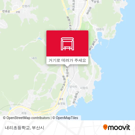 내리초등학교 지도