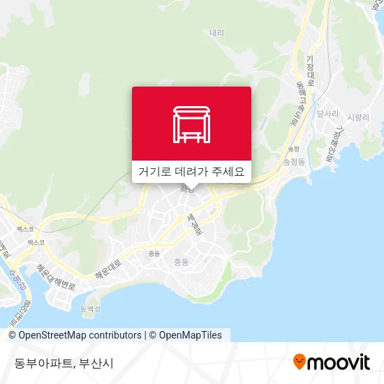 동부아파트 지도