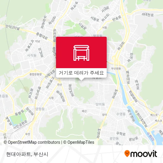 현대아파트 지도