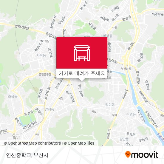 연산중학교 지도