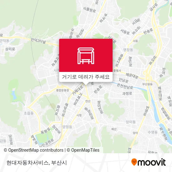 현대자동차서비스 지도
