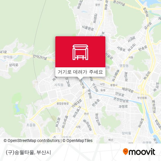 (구)송월타올 지도