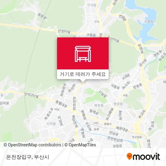 온천장입구 지도