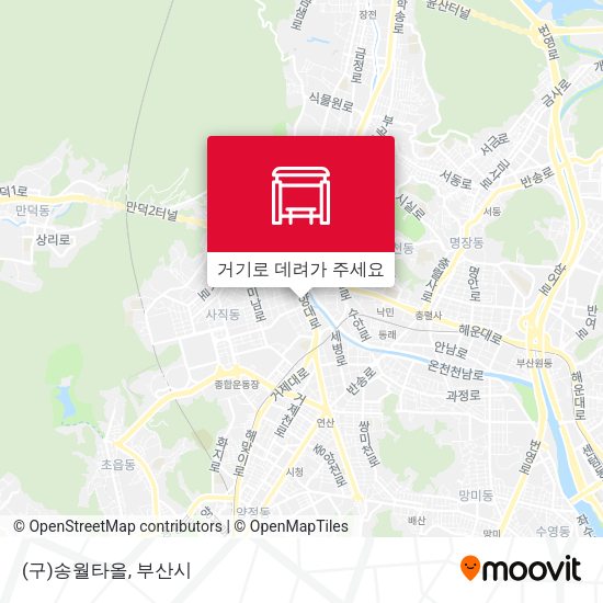 (구)송월타올 지도
