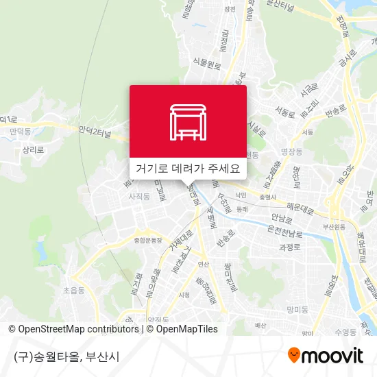 (구)송월타올 지도