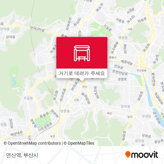 연산역 지도