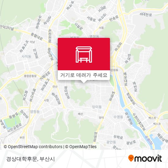 경상대학후문 지도