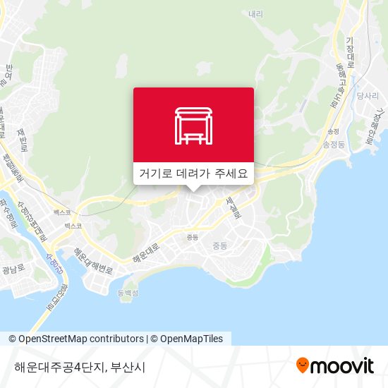 해운대주공4단지 지도