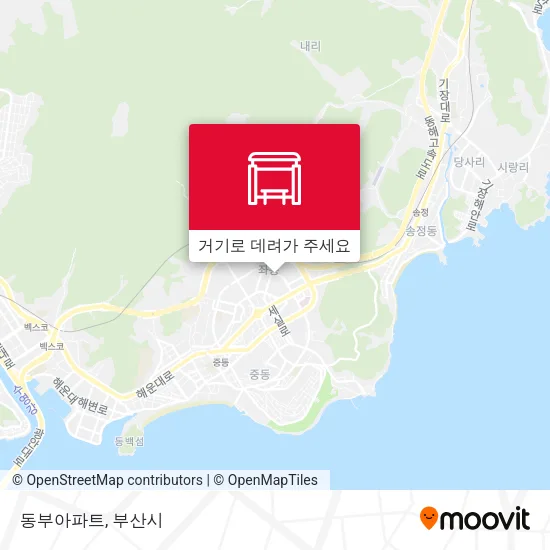 동부아파트 지도