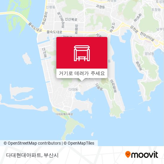 다대현대아파트 지도