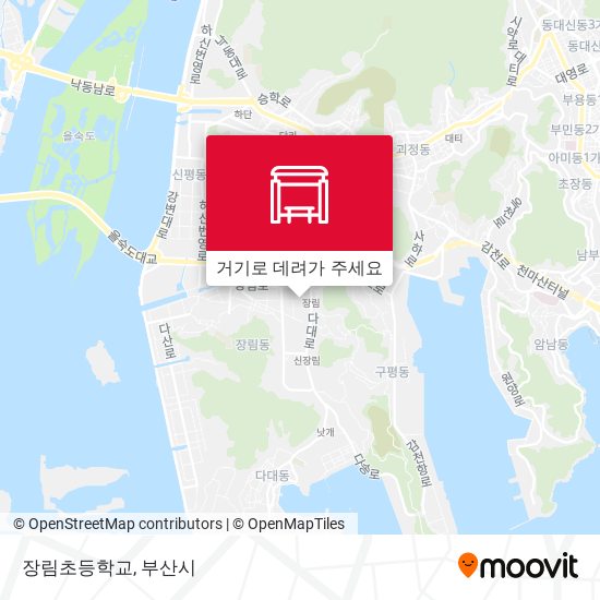 장림초등학교 지도