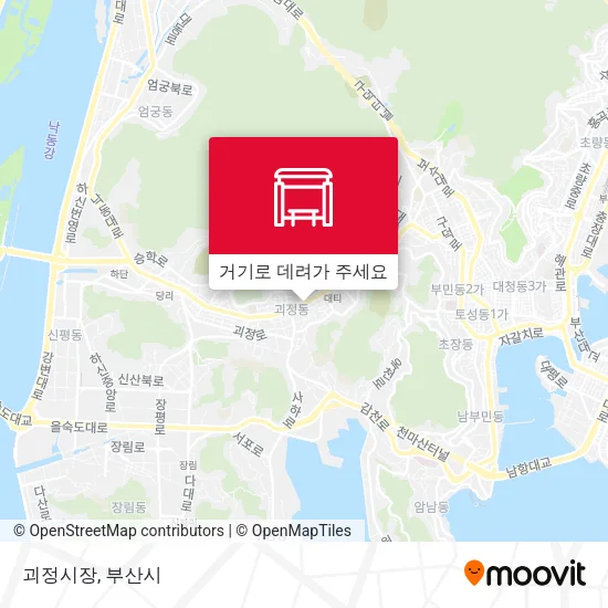 괴정시장 지도