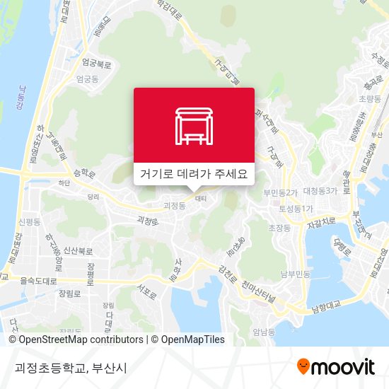 괴정초등학교 지도