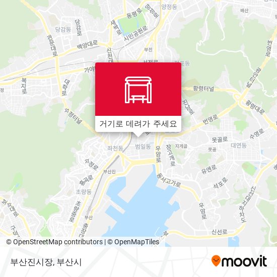 부산진시장 지도