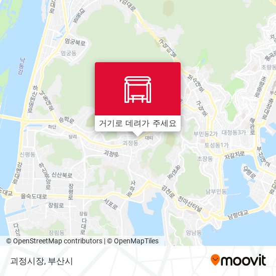 괴정시장 지도