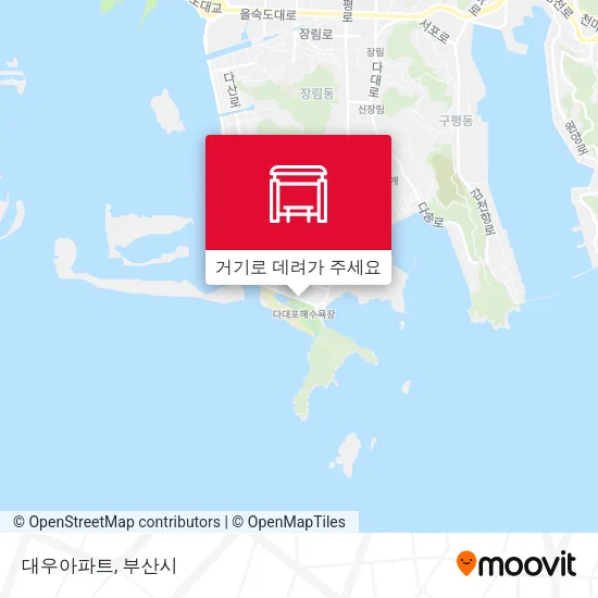대우아파트 지도