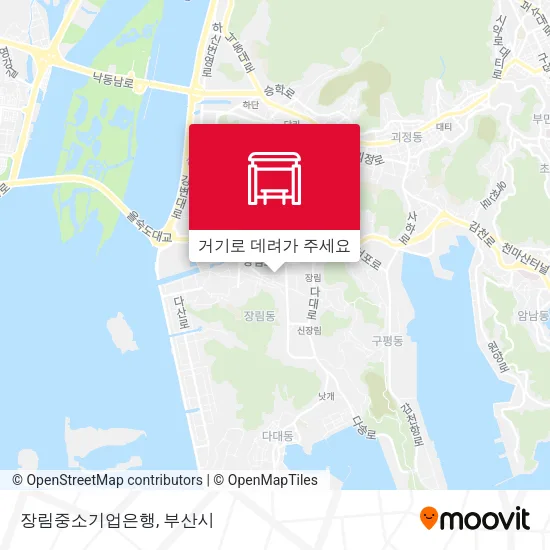 장림중소기업은행 지도