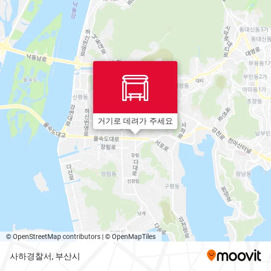 사하경찰서 지도
