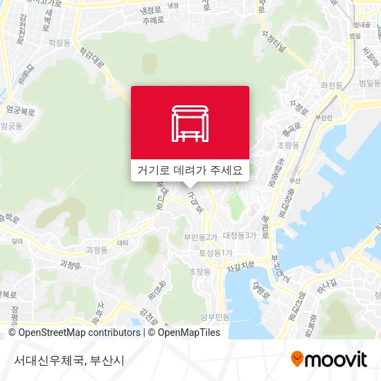 서대신우체국 지도