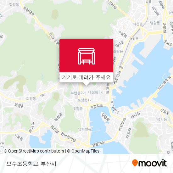 보수초등학교 지도