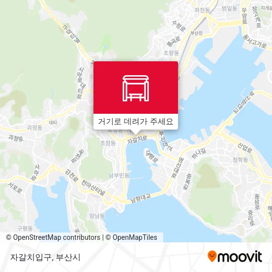 자갈치입구 지도