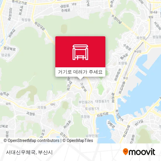 서대신우체국 지도