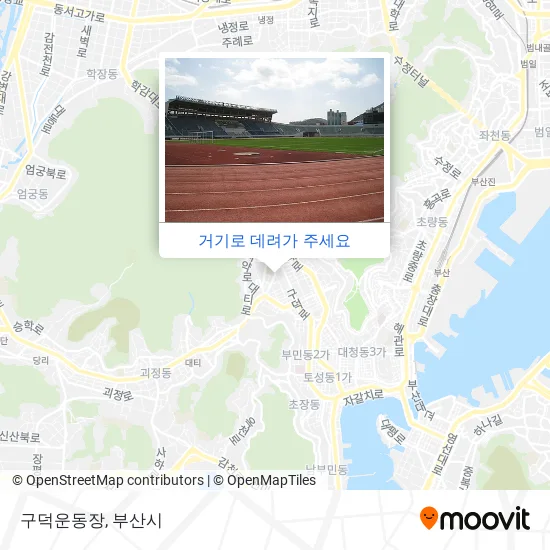 구덕운동장 지도