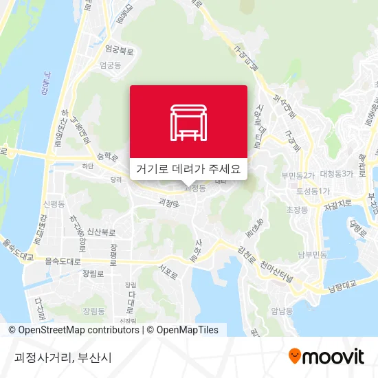 괴정사거리 지도