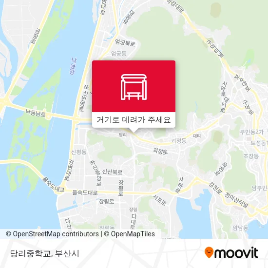 당리중학교 지도