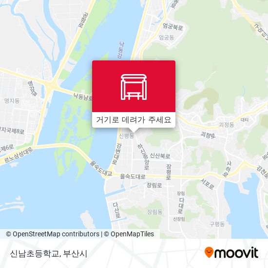 신남초등학교 지도
