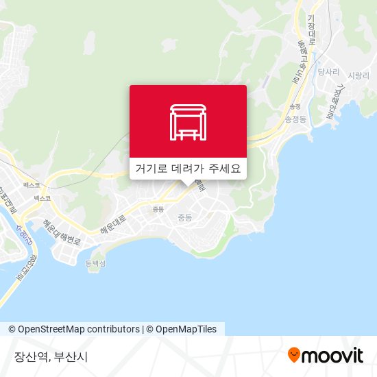 장산역 지도