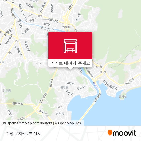 수영교차로 지도