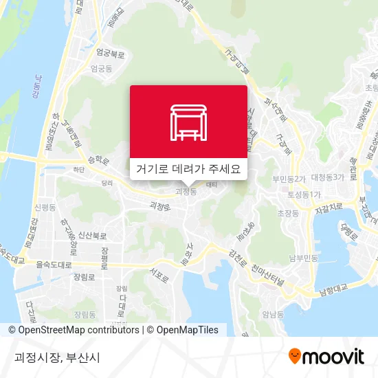 괴정시장 지도