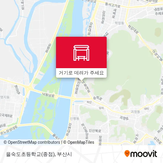 을숙도초등학교(종점) 지도