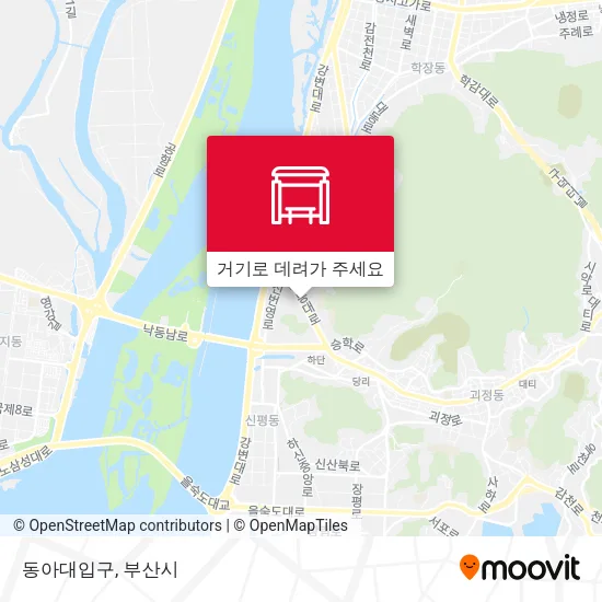 동아대입구 지도