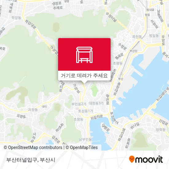 부산터널입구 지도