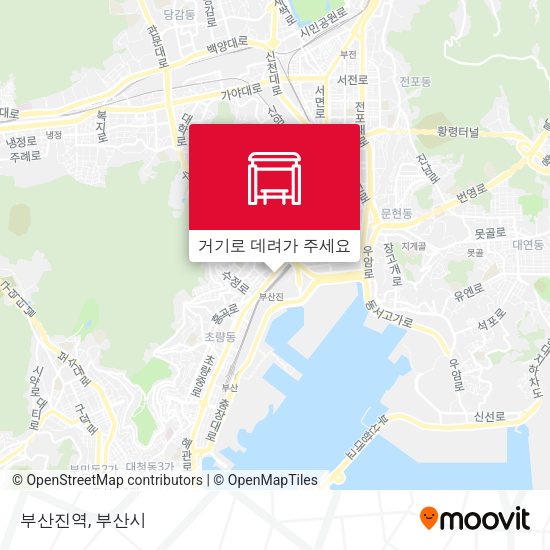 부산진역 지도