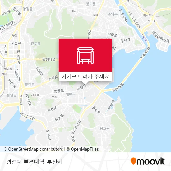 경성대 부경대역 지도