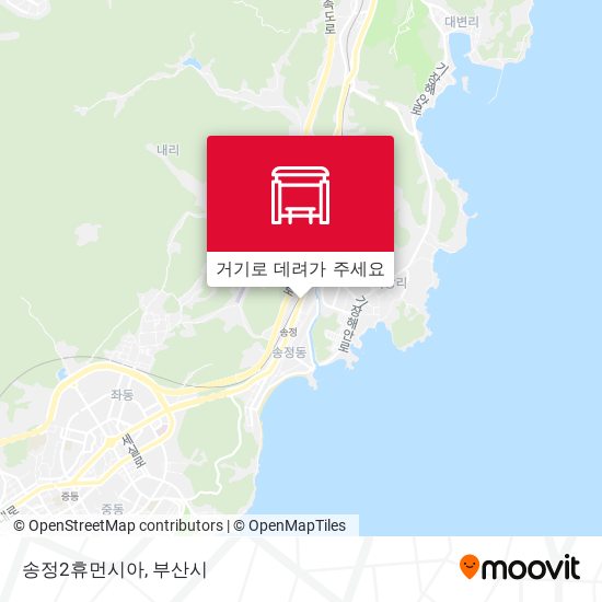 송정2휴먼시아 지도