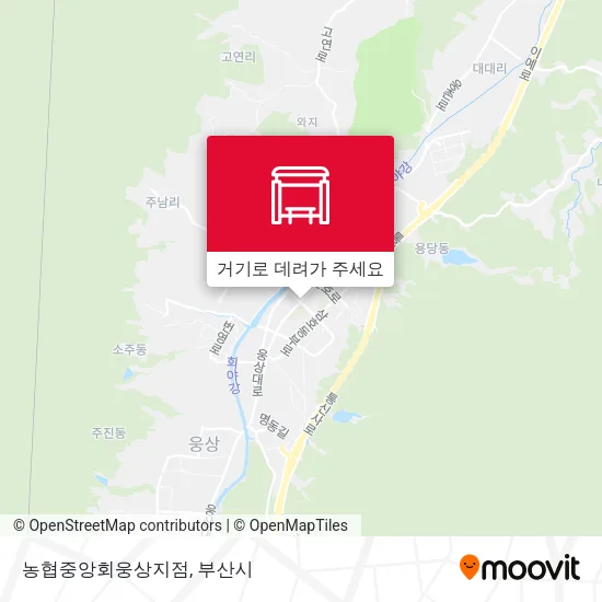 농협중앙회웅상지점 지도