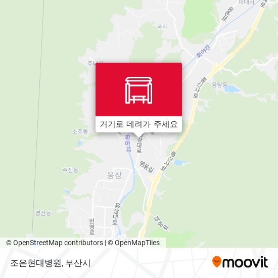 조은현대병원 지도