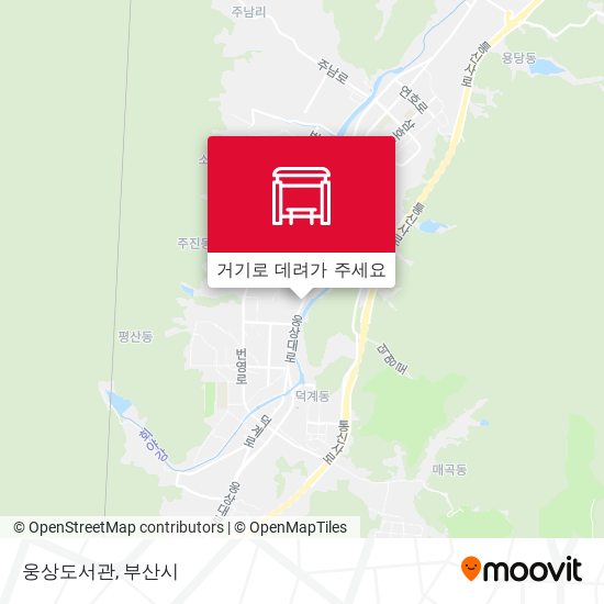 웅상도서관 지도